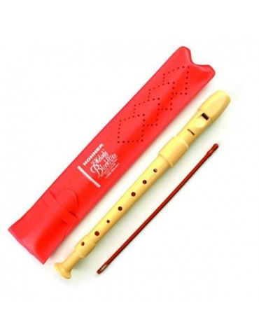 HOHNER 9516 GERMAN RECORDER PLASTIC C-SOPRANO orange bag