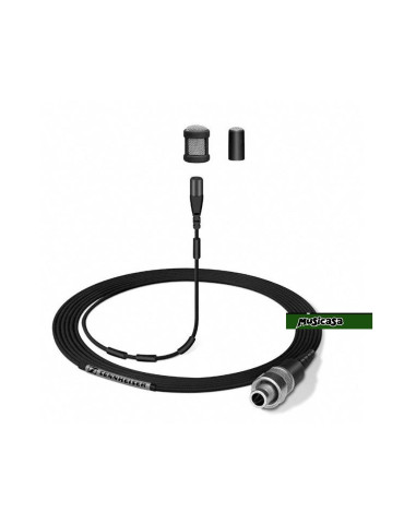 SENNHEISER MKE15 Microfono Solapa superminiatura, Omnidireccional, color negro, puntas libres Sin accesorios